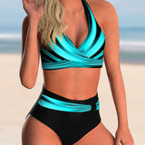 Alma™ | Bikini souprava s halterovým výstřihem a potiskem