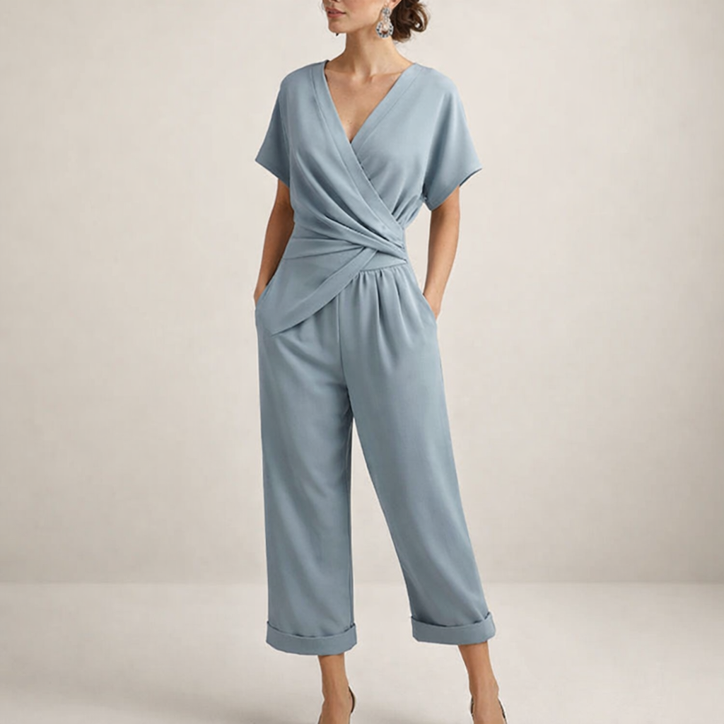 Magda™ | elegantní překřížený overal