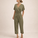 Magda™ | elegantní překřížený overal