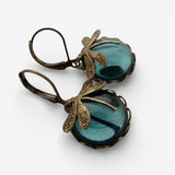 Antique Gold Libellule Earrings