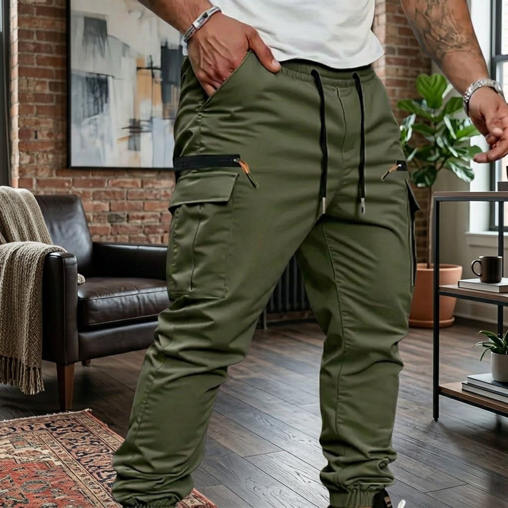 Lucas™ | Elastické cargo jogger kalhoty