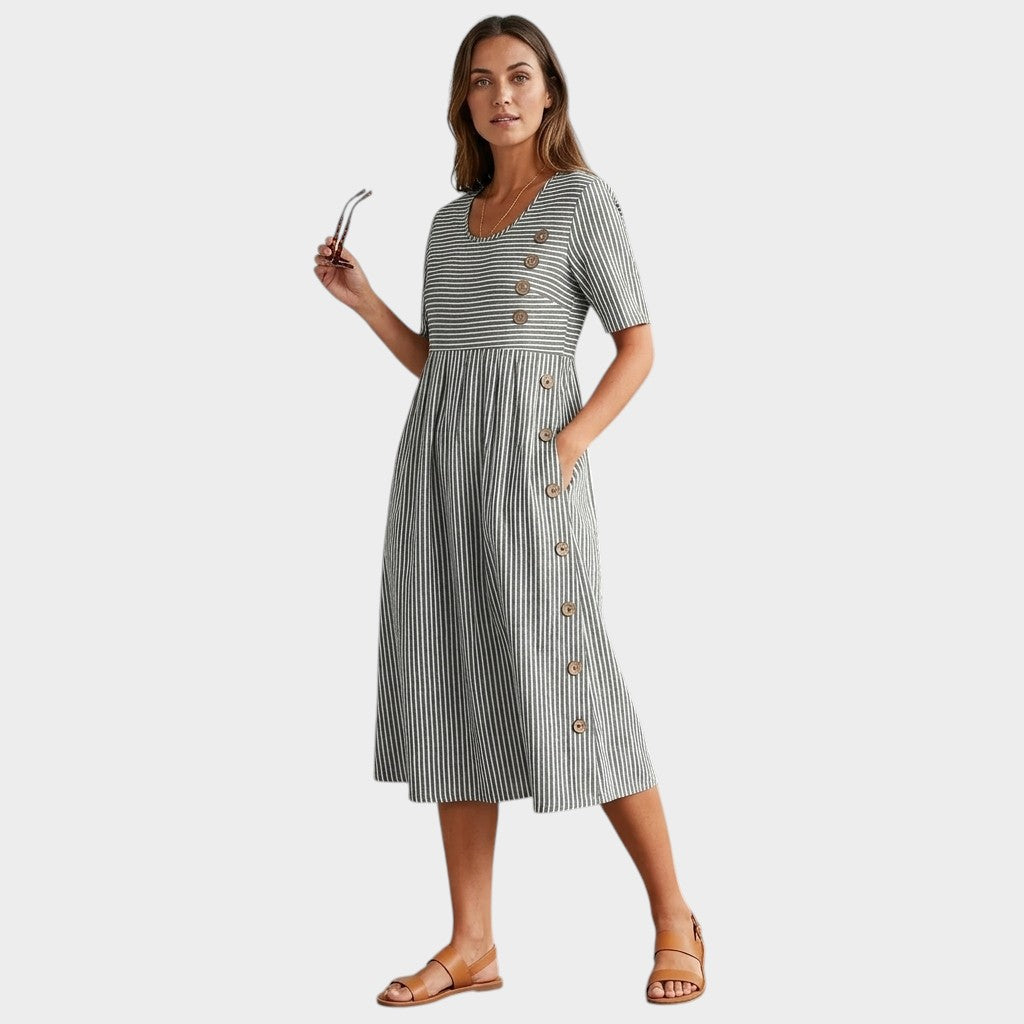 Marina™ | Elegantní midi šaty Rayas