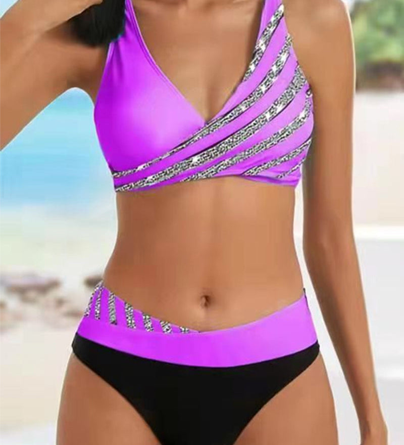 Candela™ | Bikini s potiskem v teplých odstínech
