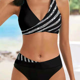 Candela™ | Bikini s potiskem v teplých odstínech