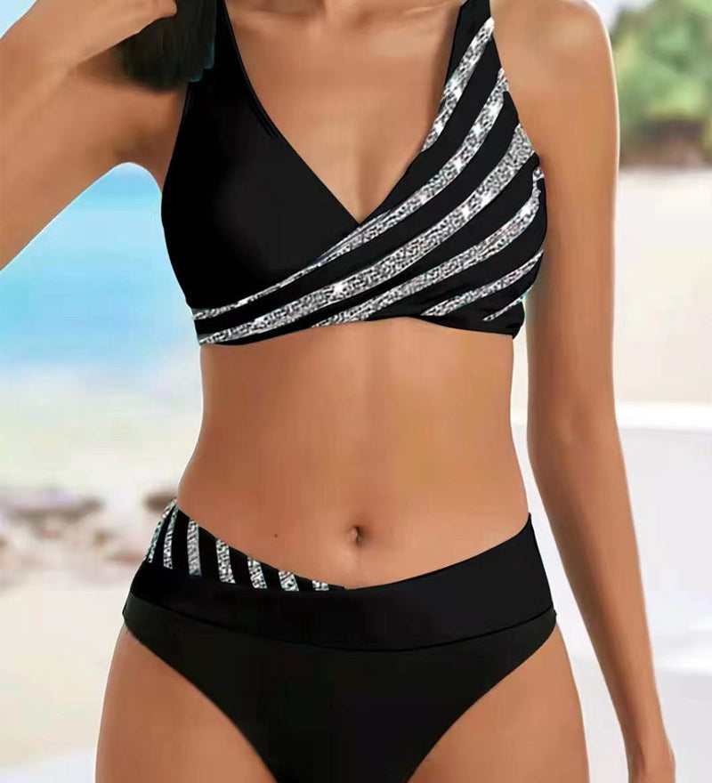 Candela™ | Bikini s potiskem v teplých odstínech