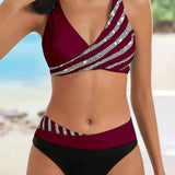 Candela™ | Bikini s potiskem v teplých odstínech
