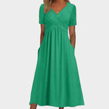 Isadora™ | Elegantní midi šaty áčkového střihu