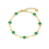 Emerald Chain Necklace