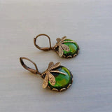 Antique Gold Libellule Earrings