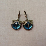 Antique Gold Libellule Earrings