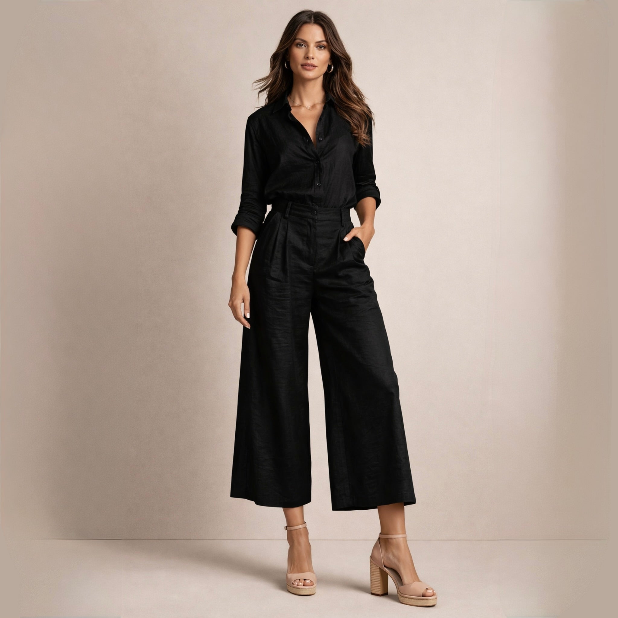 Delphine™ | Elegantní lněná sada