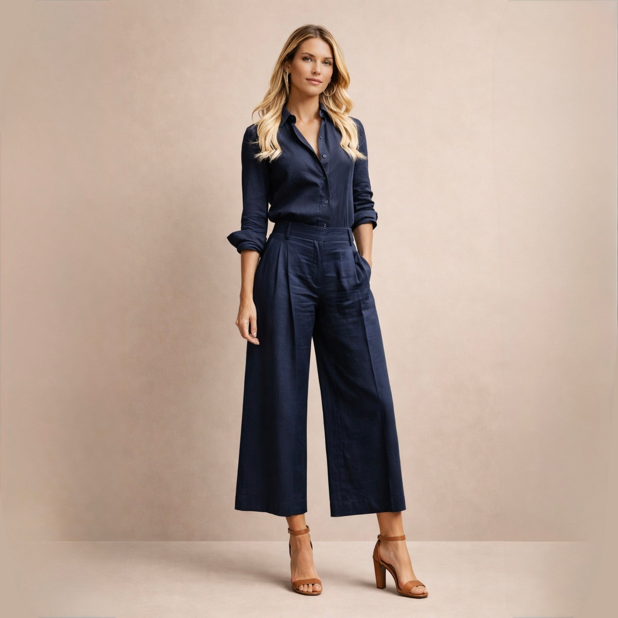 Delphine™ | Elegantní lněná sada