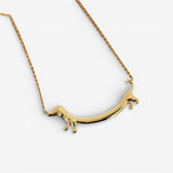 Dachshund Gold Necklace
