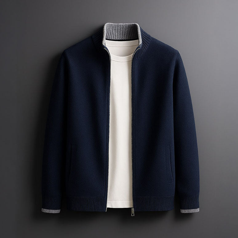 Harvey | Elegantní vlněná bunda na zip